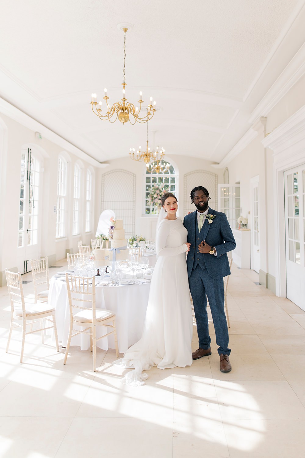 Peach Fuzz Sage Green Wedding Ideas Orangery Goldney House Charlotte Sams