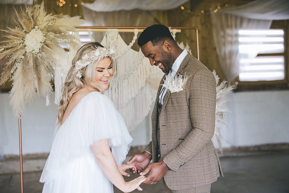 Boho Western Wedding Ideas Red Peacock Photography