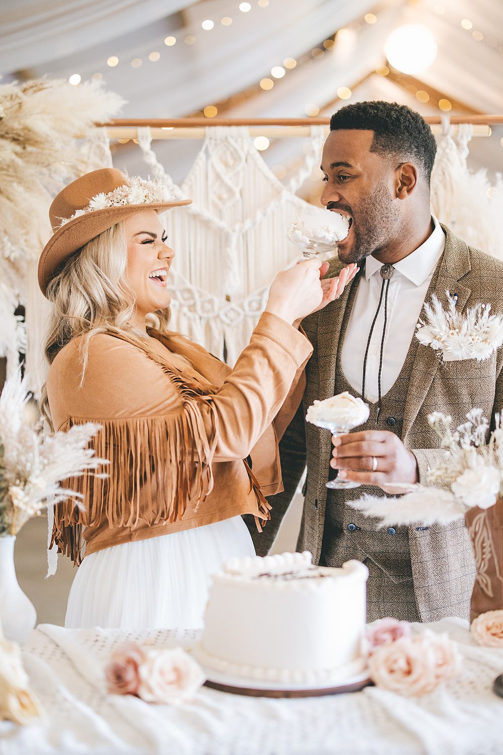 Boho Western Wedding Ideas Red Peacock Photography