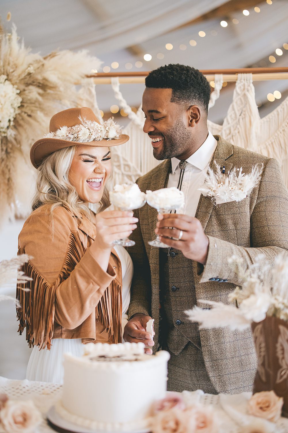 Boho Western Wedding Ideas Red Peacock Photography