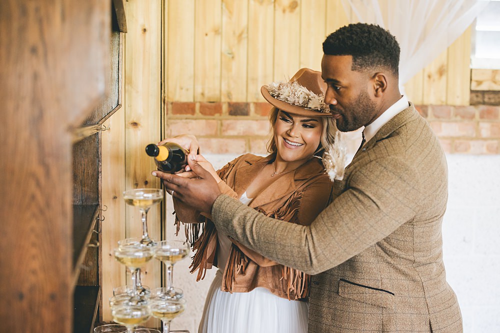 Boho Western Wedding Ideas Red Peacock Photography