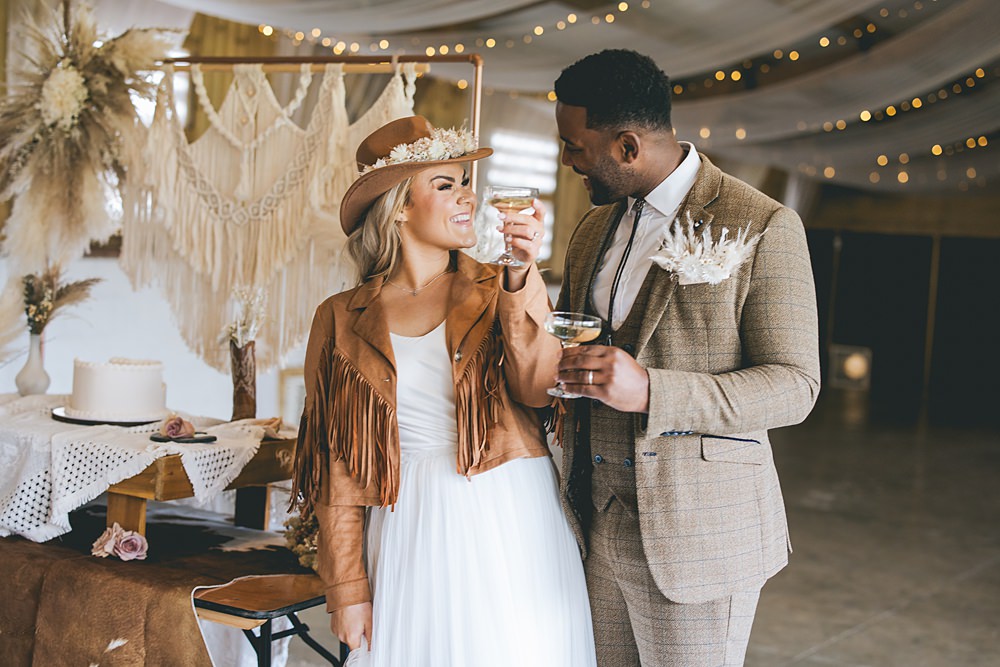 Boho Western Wedding Ideas Red Peacock Photography