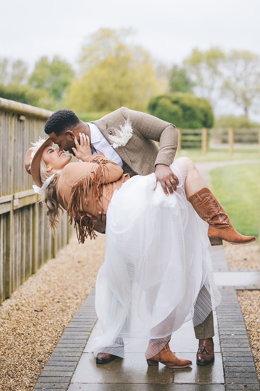 Boho Western Wedding Ideas Red Peacock Photography