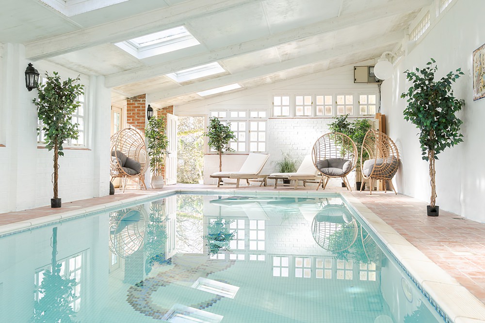 Cornwall Mini Moon Romantic The pool at The Farriers