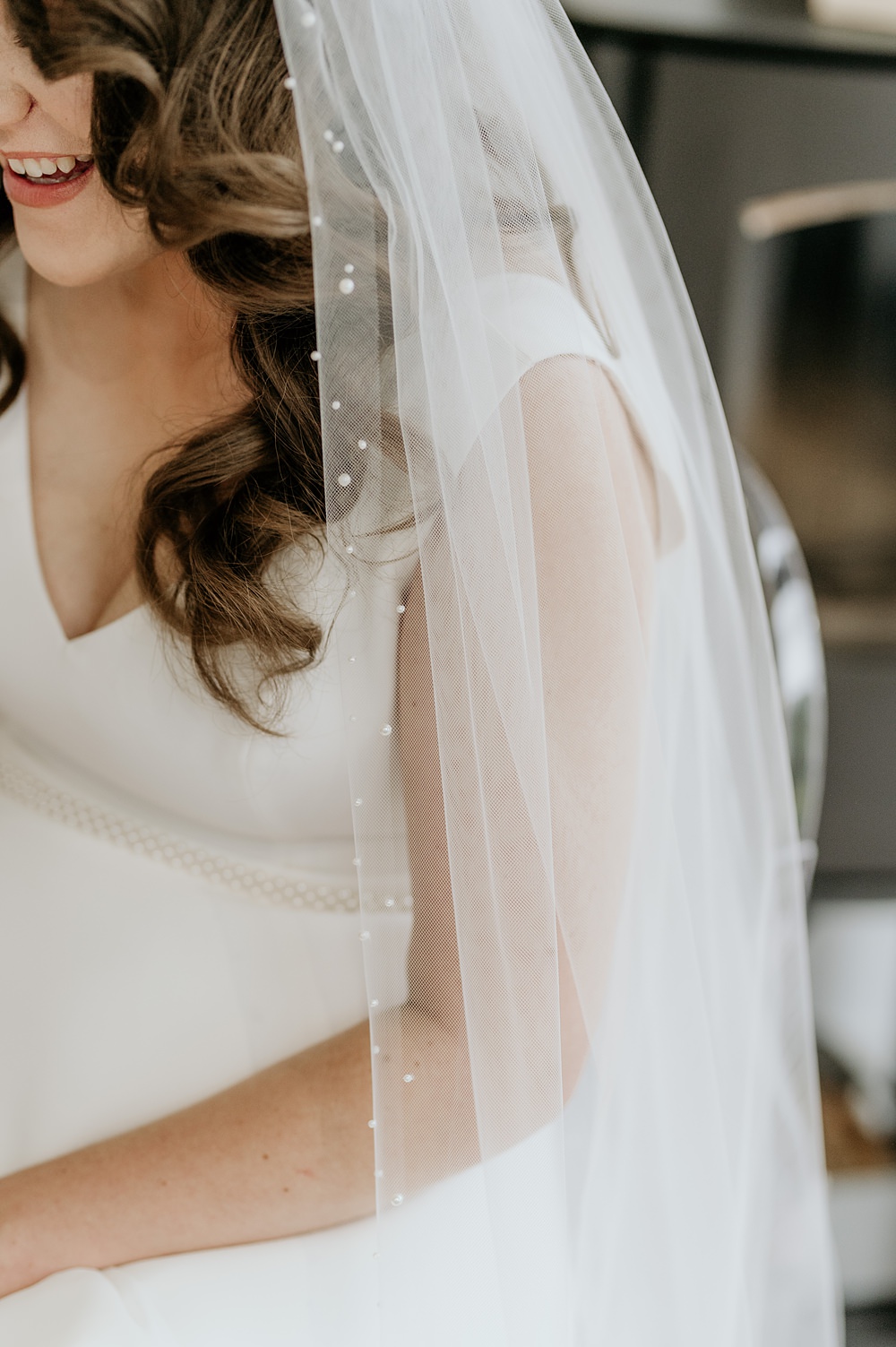 Cosy Romantic Wedding Hannah Shearman Photography Bride Pearl Veil