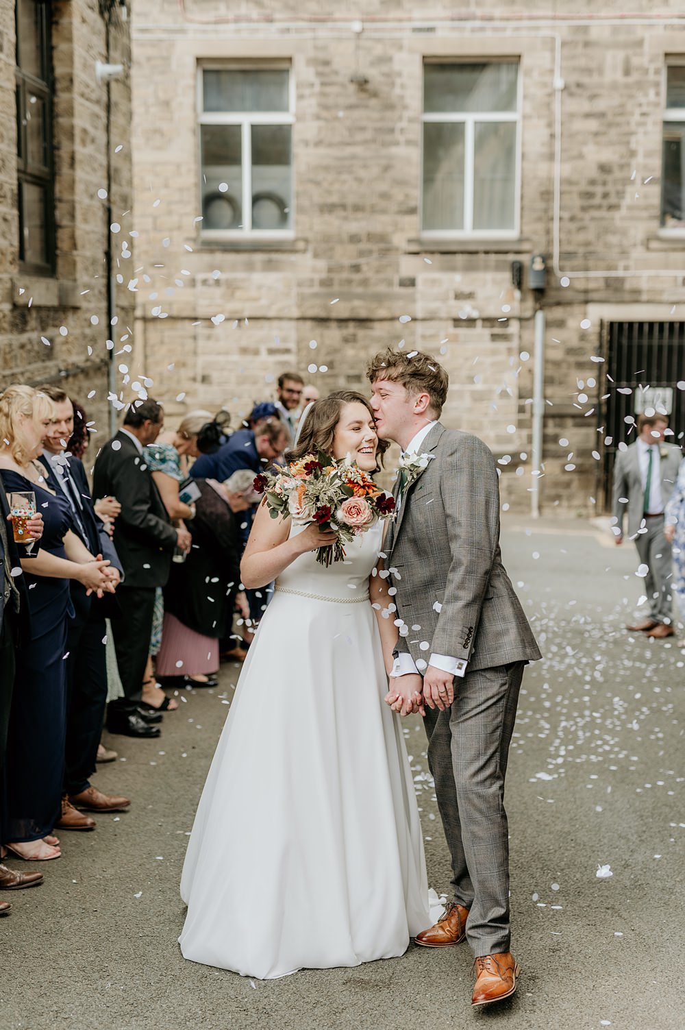 Cosy Romantic Wedding Hannah Shearman Photography Confetti Throw