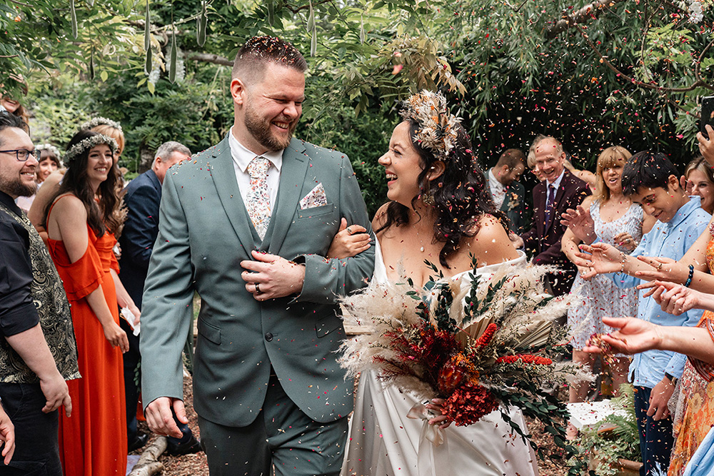 Harewood Forest Wedding Clearly Wild Photography Confetti Throw