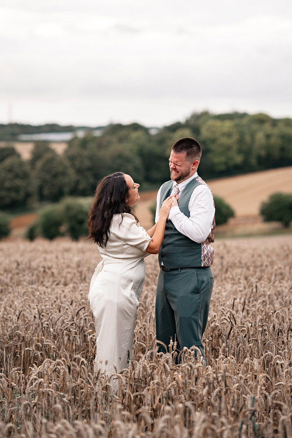 Harewood Forest Wedding Clearly Wild Photography Bride Jumpsuit