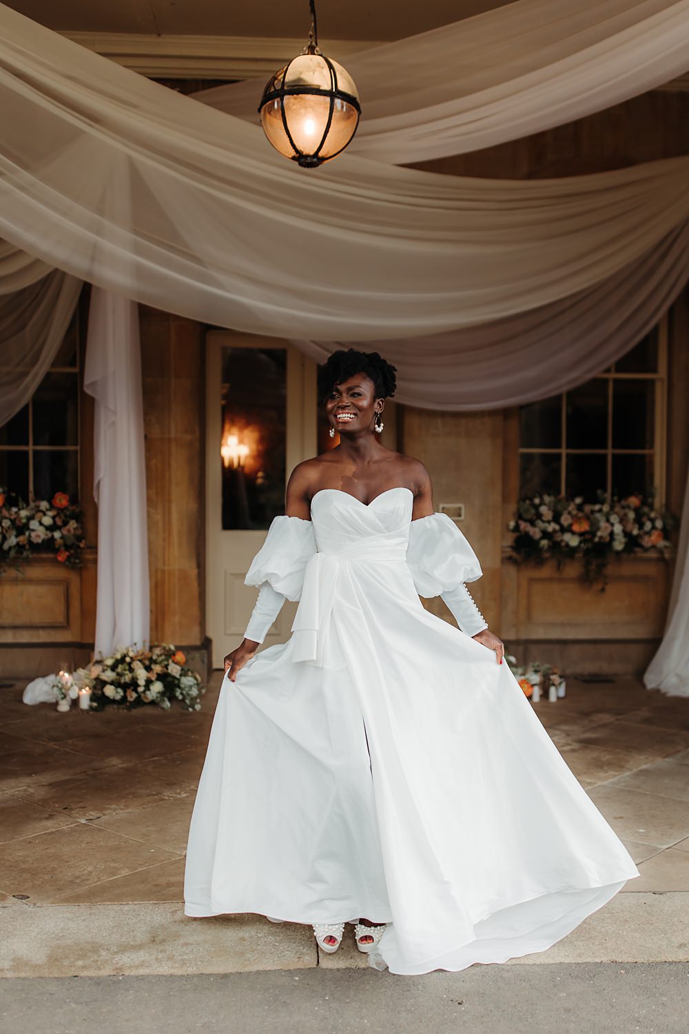 Luxury Elegant Wedding Ideas Esther Louise Triffitt Photography Bride Strapless Dress Detachable Sleeves