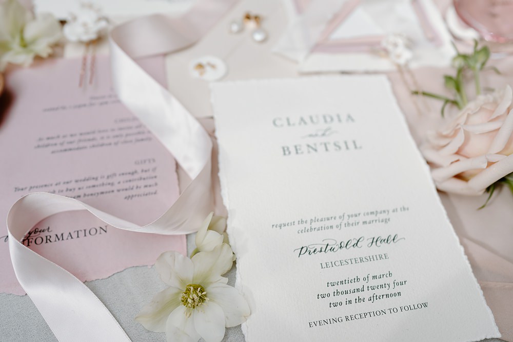 Luxury Elegant Wedding Ideas Gina Fernandes Photography Pale Pink Invitations Stationery Suite