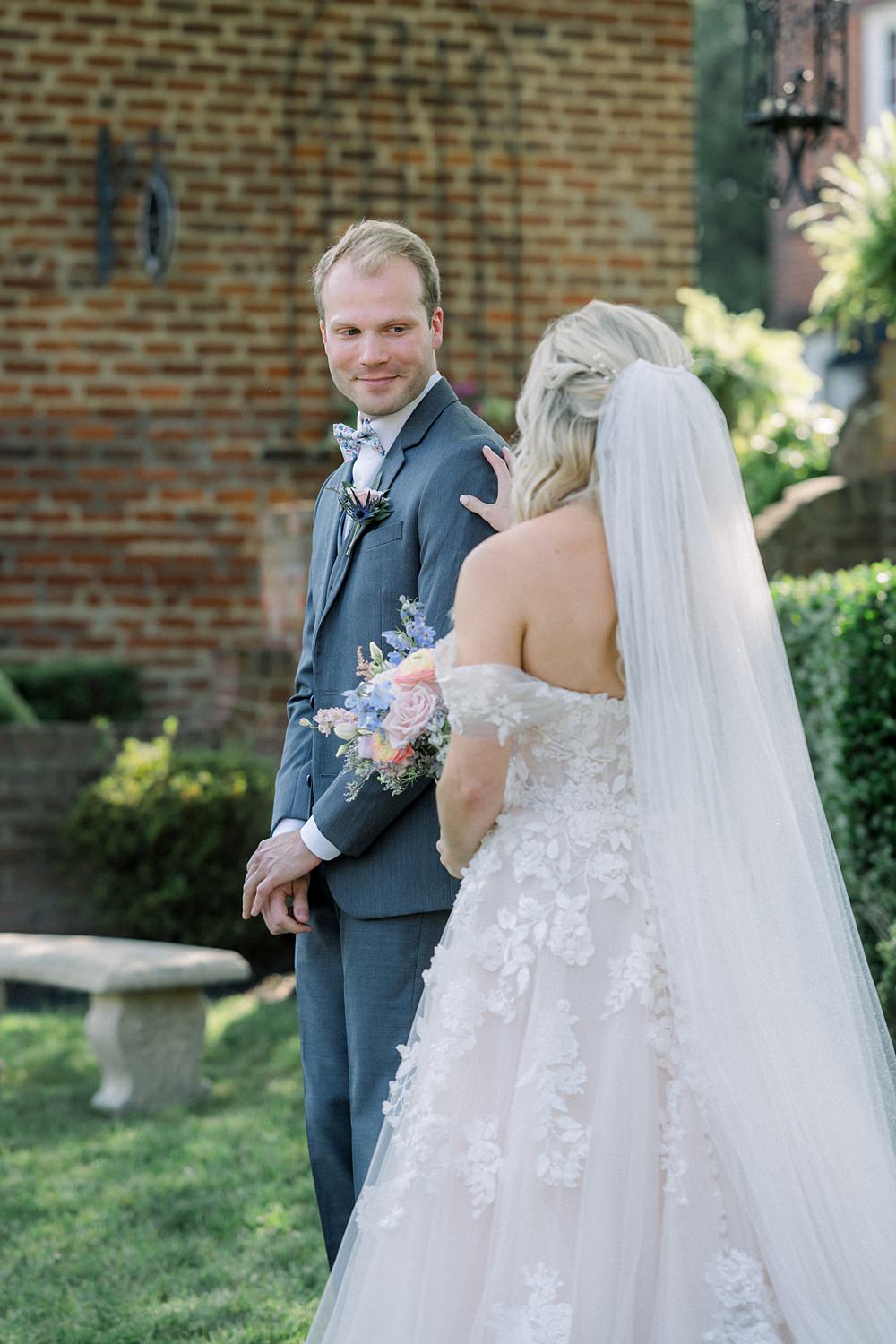 Mankin Mansion Wedding Willow Britt Studios First Look