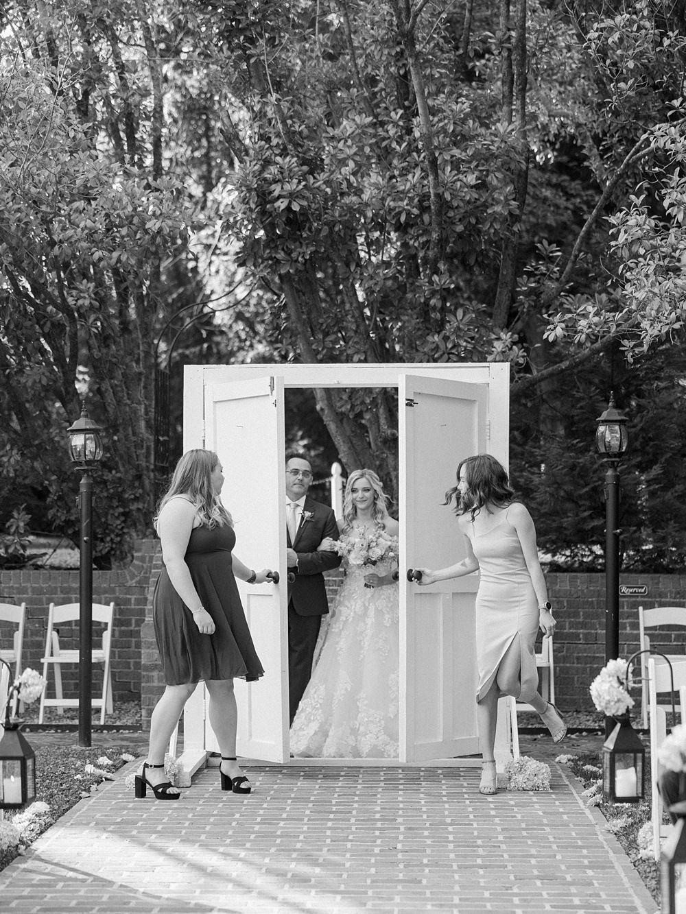 Mankin Mansion Wedding Willow Britt Studios Doors Ceremony Decor