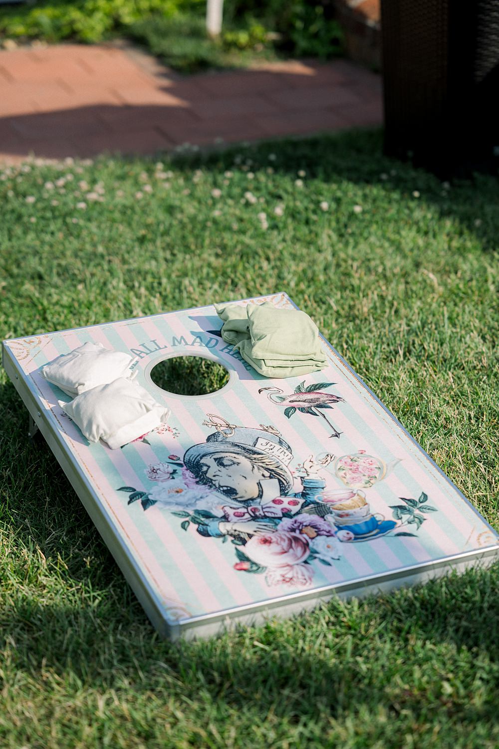 Mankin Mansion Wedding Willow Britt Studios Bean Bag Game