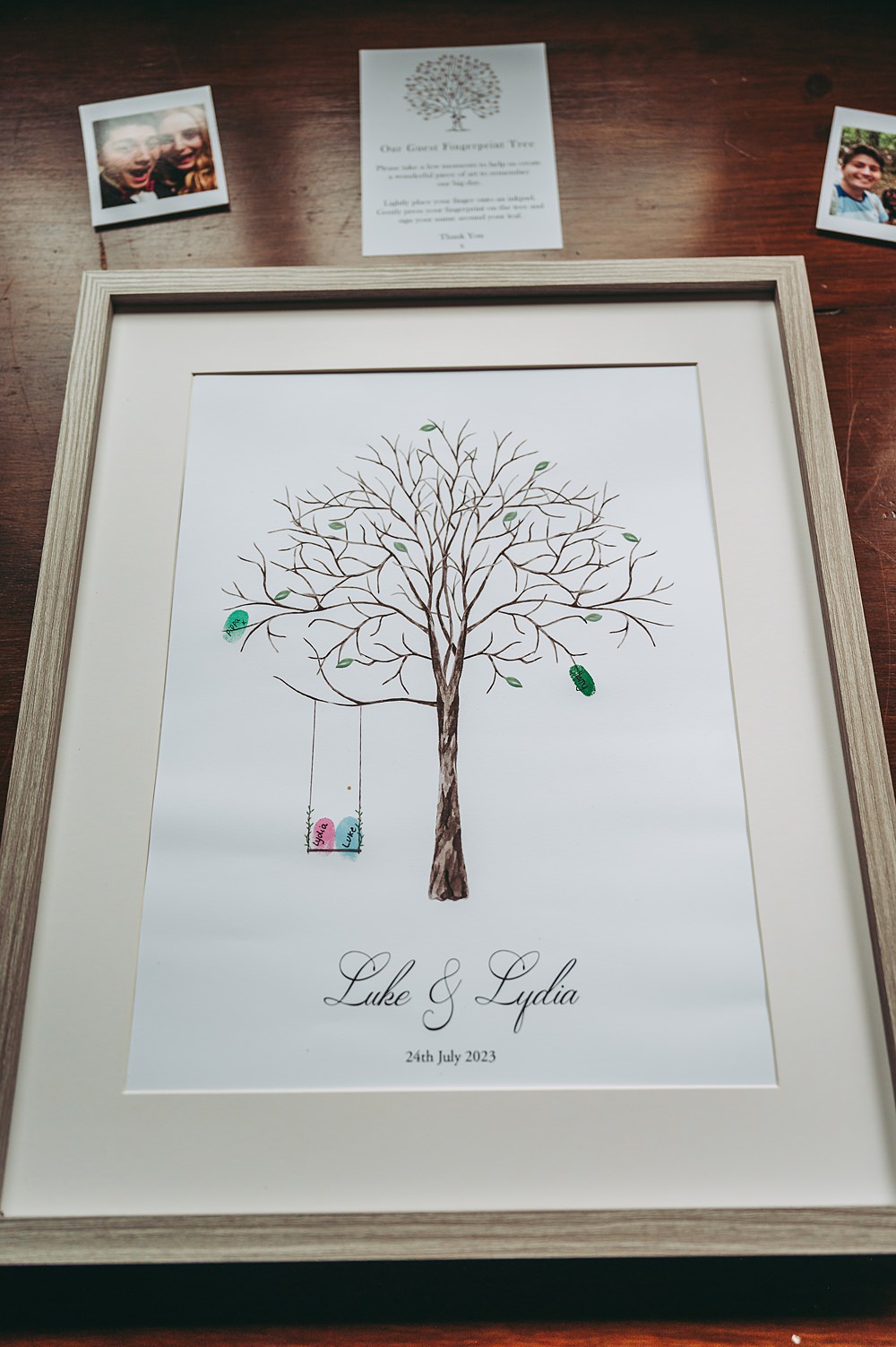 Manor House Wedding Cotswolds Cotswold Pictures Fingerprint Tree Guest Book