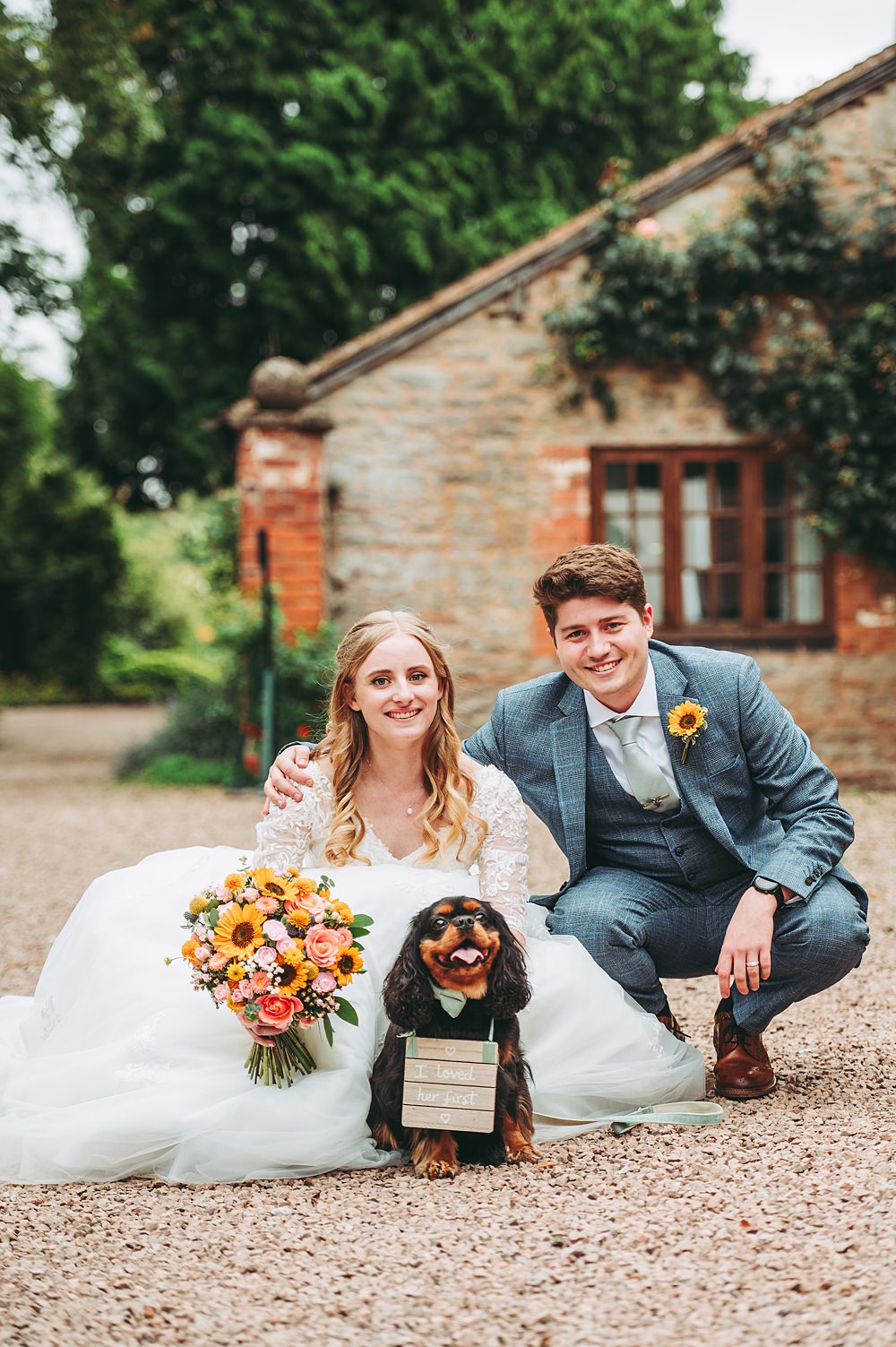 Manor House Wedding Cotswolds Cotswold Pictures Pet Dog Sign Collar