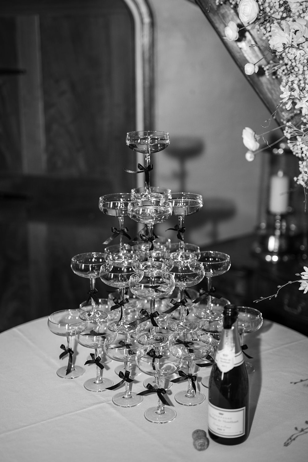Black Bow Wedding Ideas Ginger Jam Photography Drinks Tower