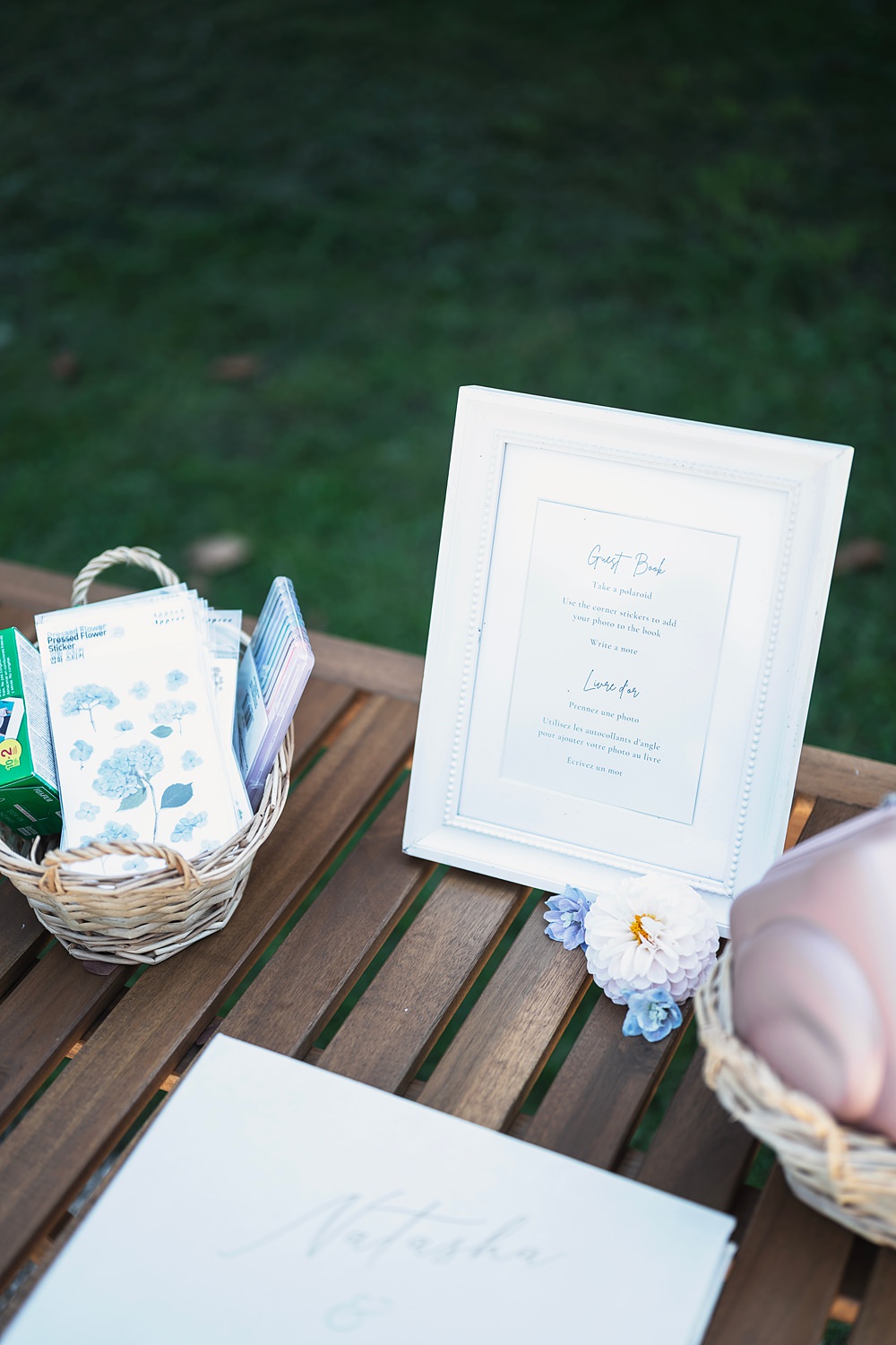 Chateau St. Michel Wedding Awardweddings Guest Book Sign