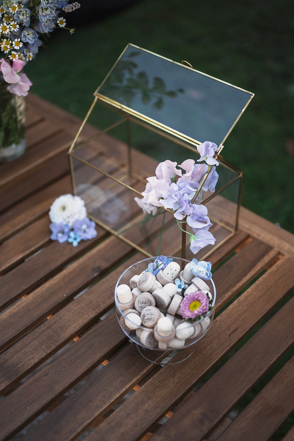 Chateau St. Michel Wedding Awardweddings Glass Box Flowers