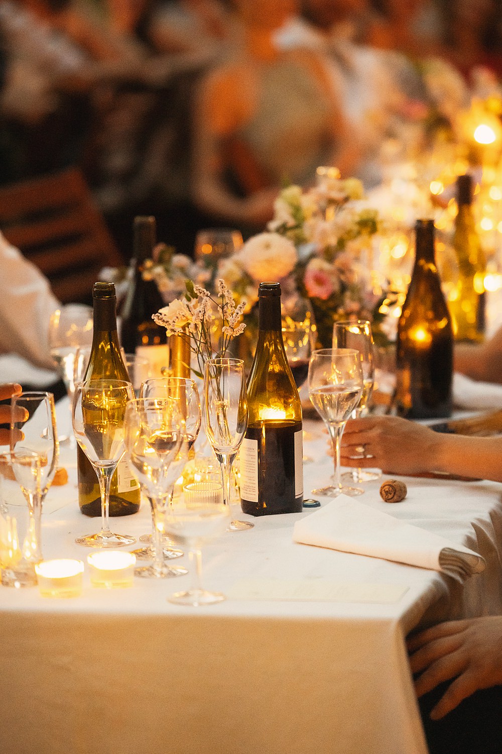 Chateau St. Michel Wedding Awardweddings Candles Table Decor Flowers