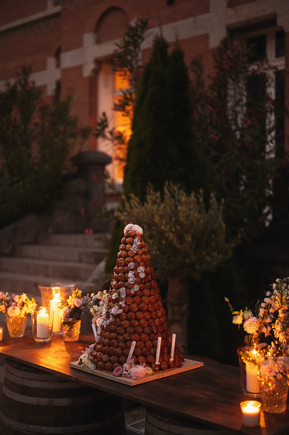 Chateau St. Michel Wedding Awardweddings Pièce Montée Cake Tower
