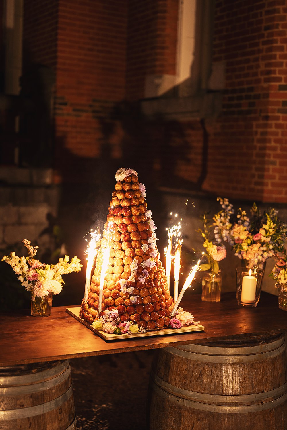 Chateau St. Michel Wedding Awardweddings Pièce Montée Cake Tower