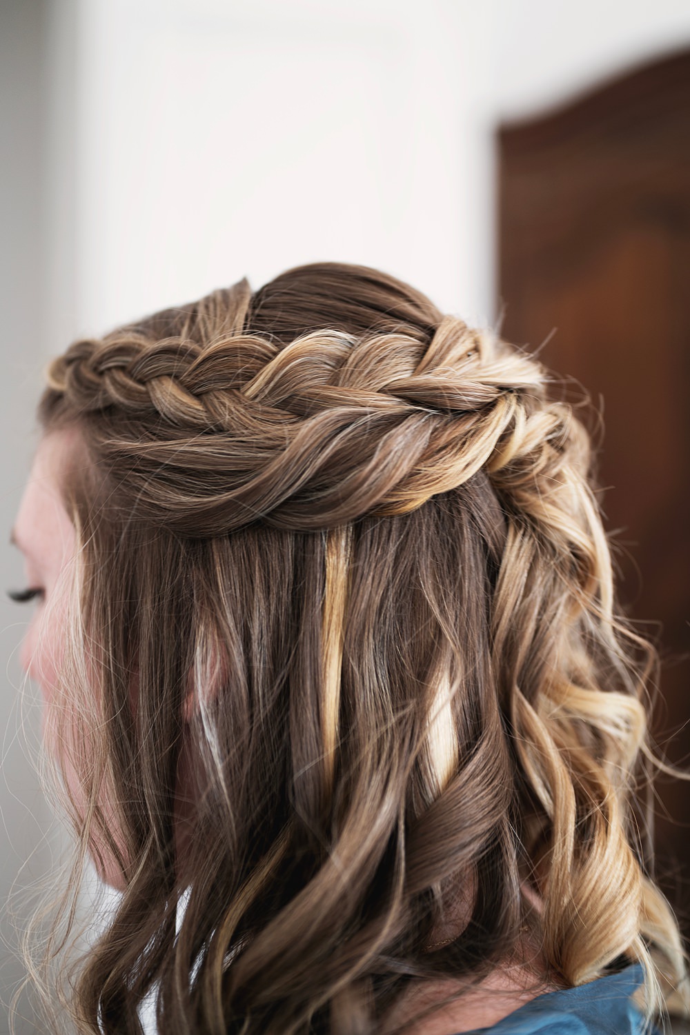 Chateau St. Michel Wedding Awardweddings Bride Hairstyle Braid Plait