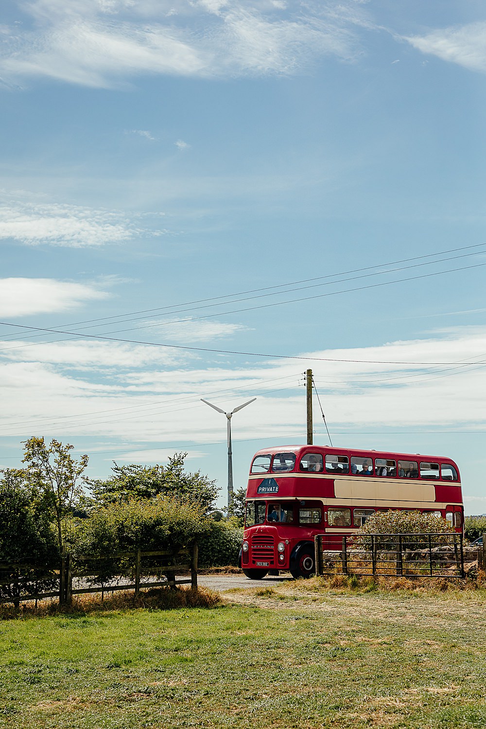 Fife Farm Wedding Joy Story Photo Bus Transport
