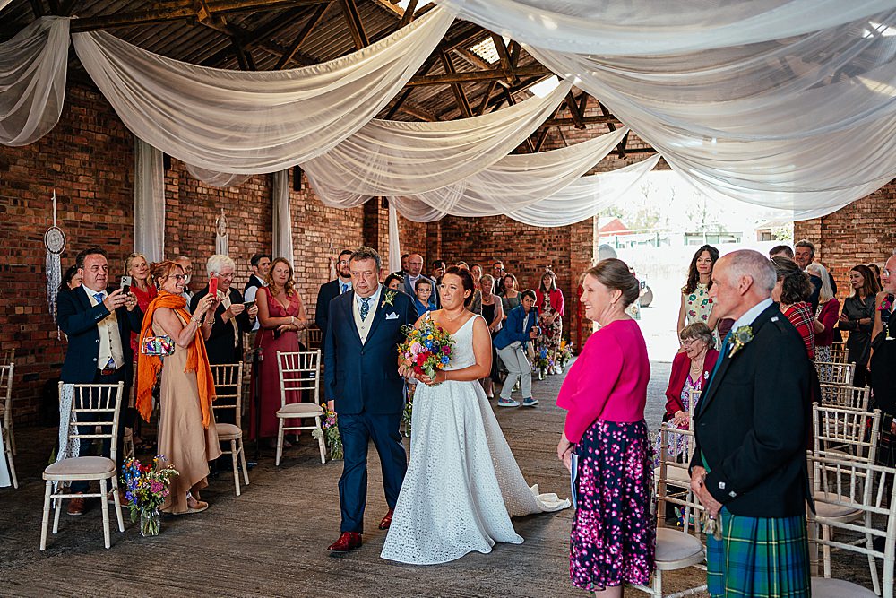 Fife Farm Wedding Joy Story Photo