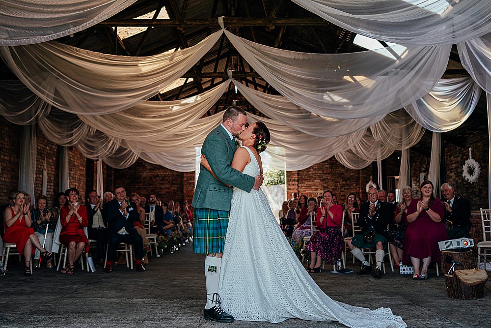 Fife Farm Wedding Joy Story Photo