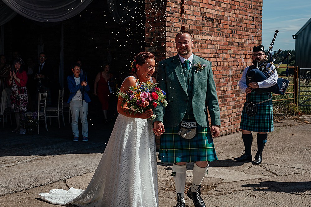 Fife Farm Wedding Joy Story Photo