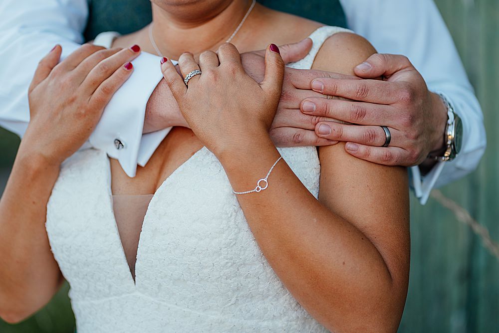 Fife Farm Wedding Joy Story Photo Nails Rings Bride Groom