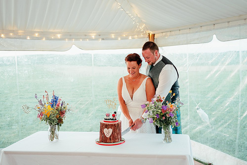 Fife Farm Wedding Joy Story Photo