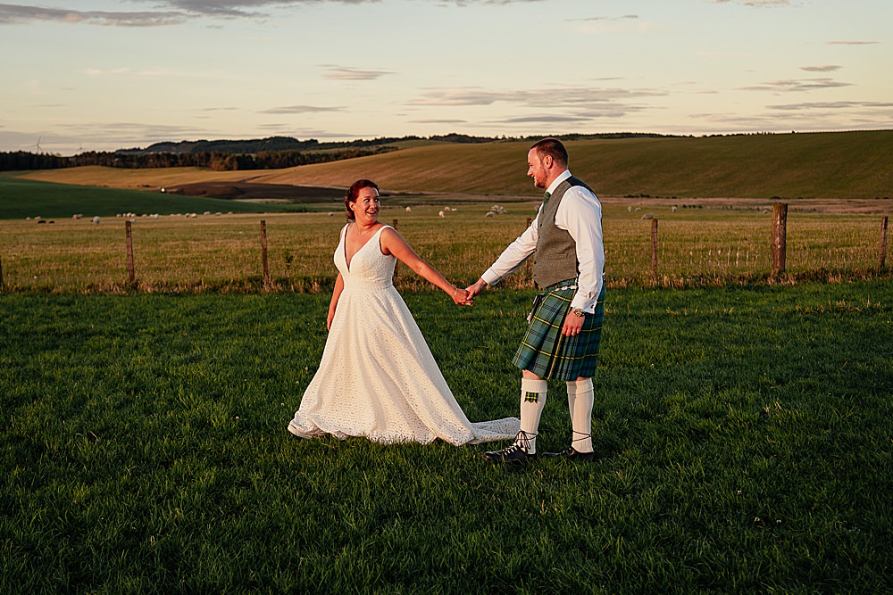 Fife Farm Wedding Joy Story Photo