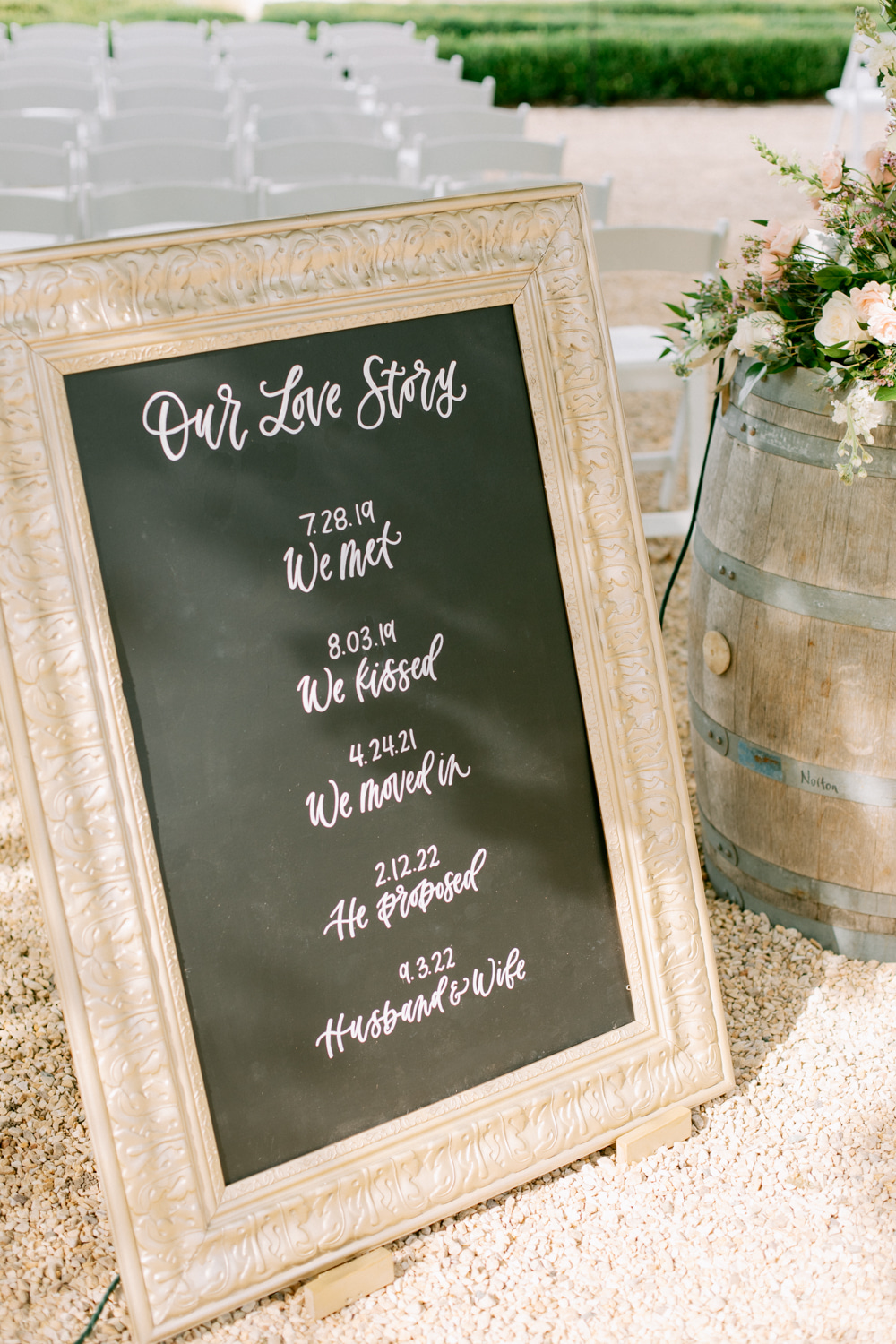 Keswick Vineyards Wedding The Smiths Photography Love Story Sign Relationship
