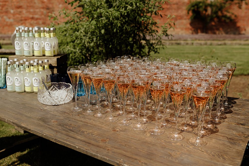 Perthshire Barn Wedding Nicola Stewart Photography Welcome Drinks Table