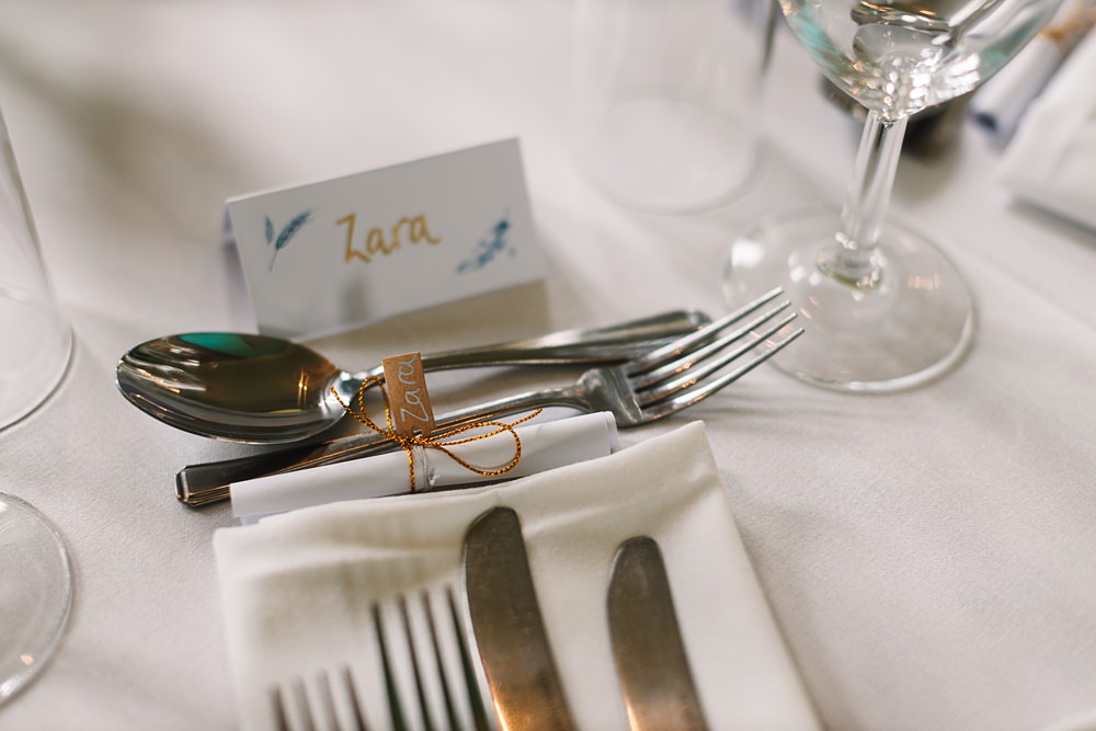 Shropshire Country House Wedding Kate Jackson Photography Place Name Favour Scroll
