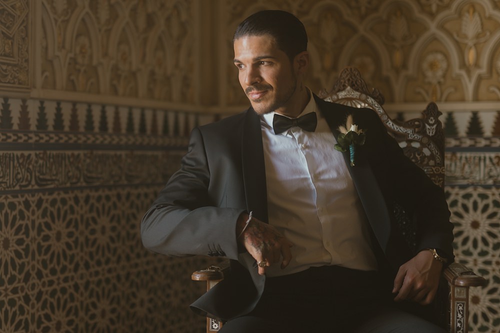 Son Julia Country House Wedding Wedding Adrian Restuccia Groom Tuxedo Suit Bow Tie