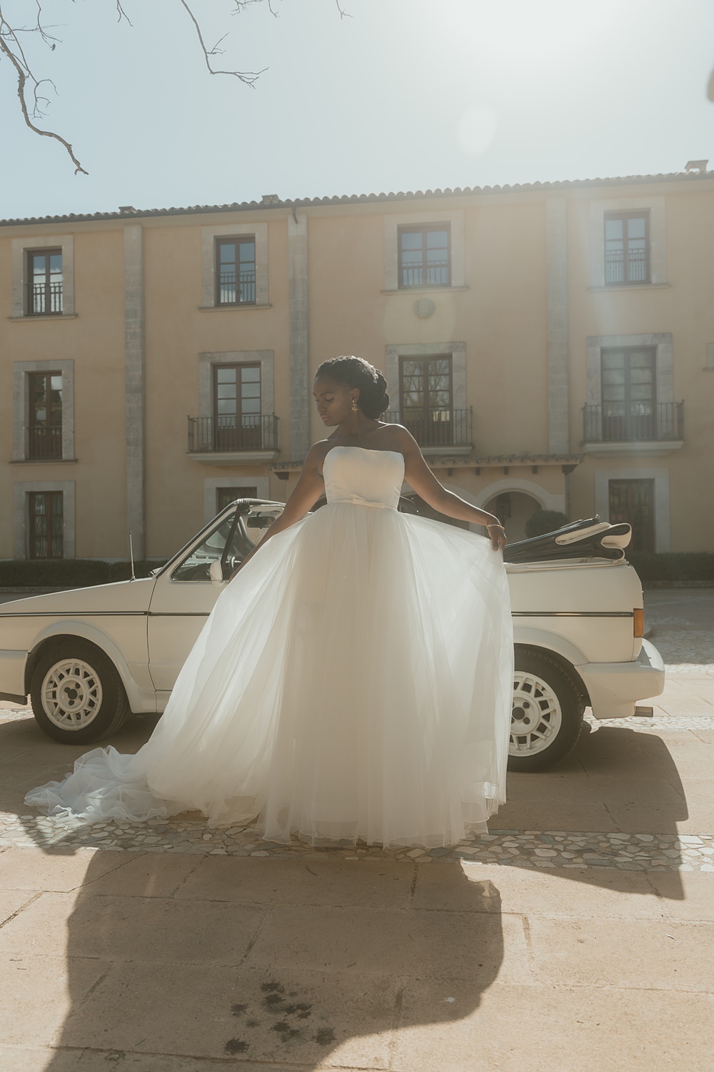 Son Julia Country House Wedding Wedding Adrian Restuccia Simple Dress Gown Bride Tulle