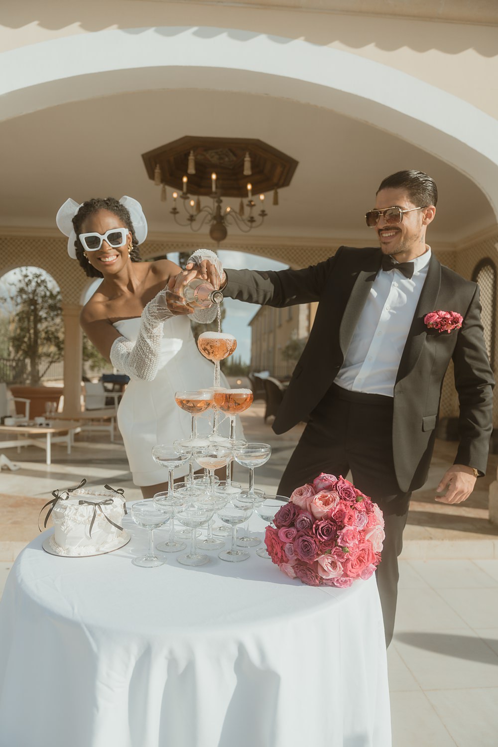 Son Julia Country House Wedding Wedding Adrian Restuccia Drinks Tower