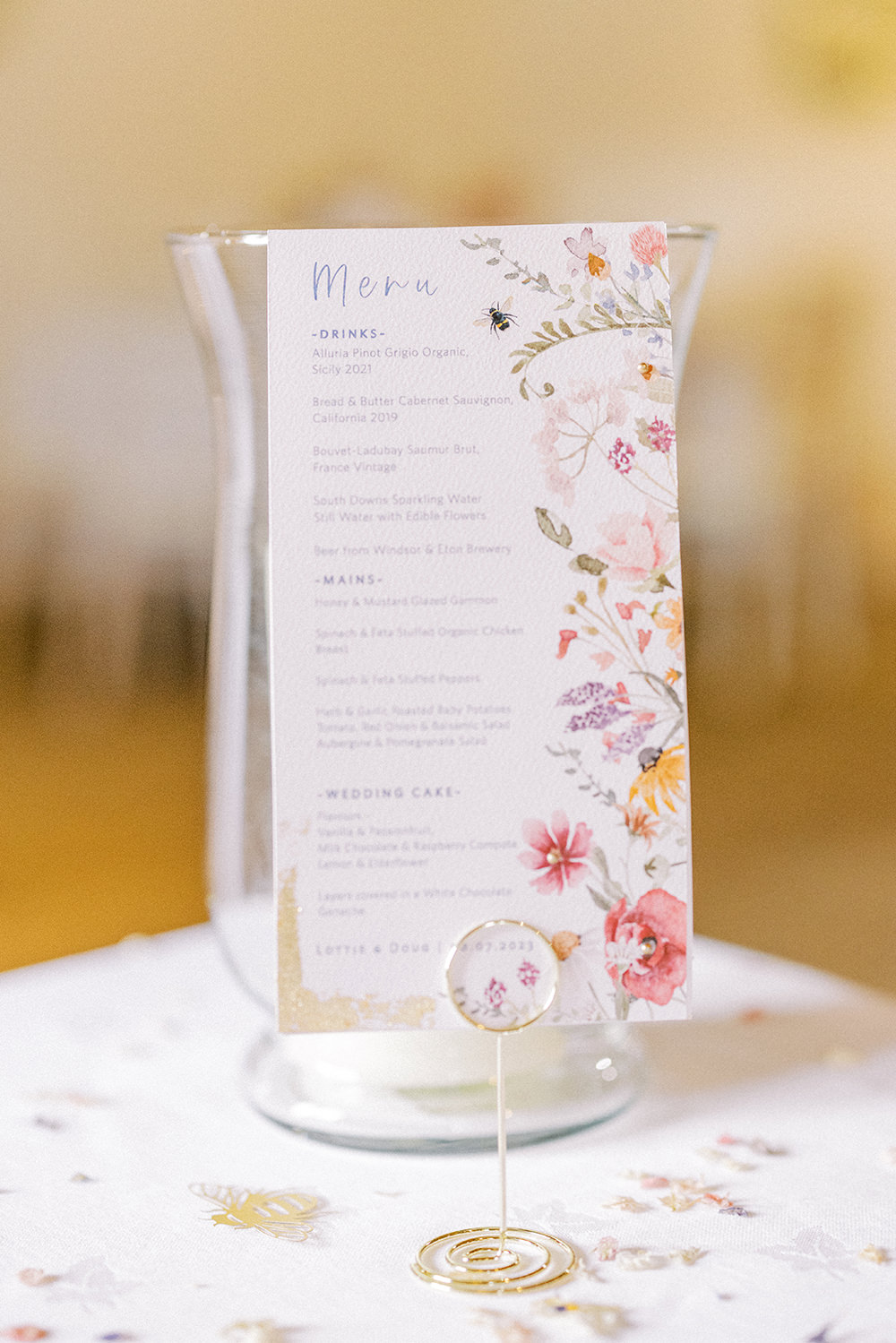 South Stoke Barn Wedding Gemma Vaughan Photography Floral Stationery Menu