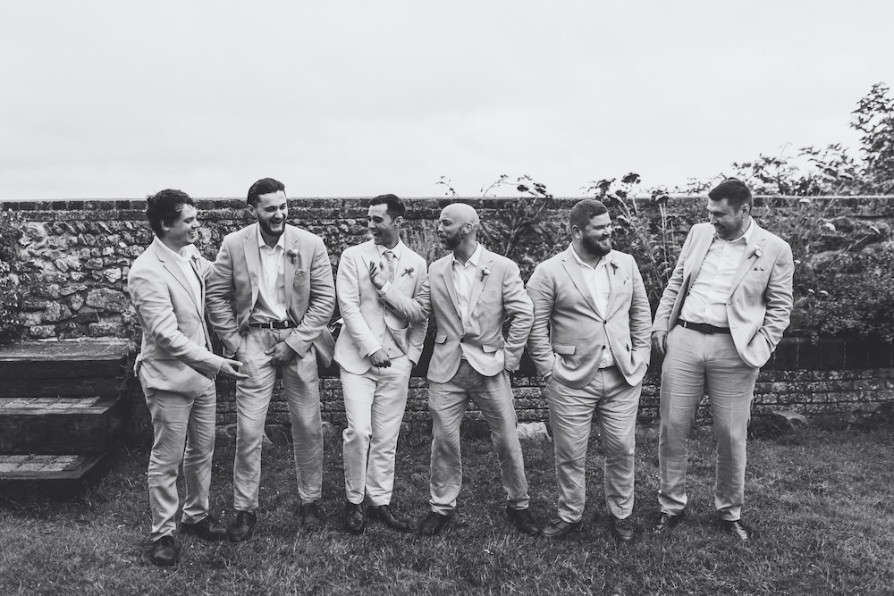 Elmley Nature Reserve Wedding Chris Blackledge Photography Groom Groomsmen Suits