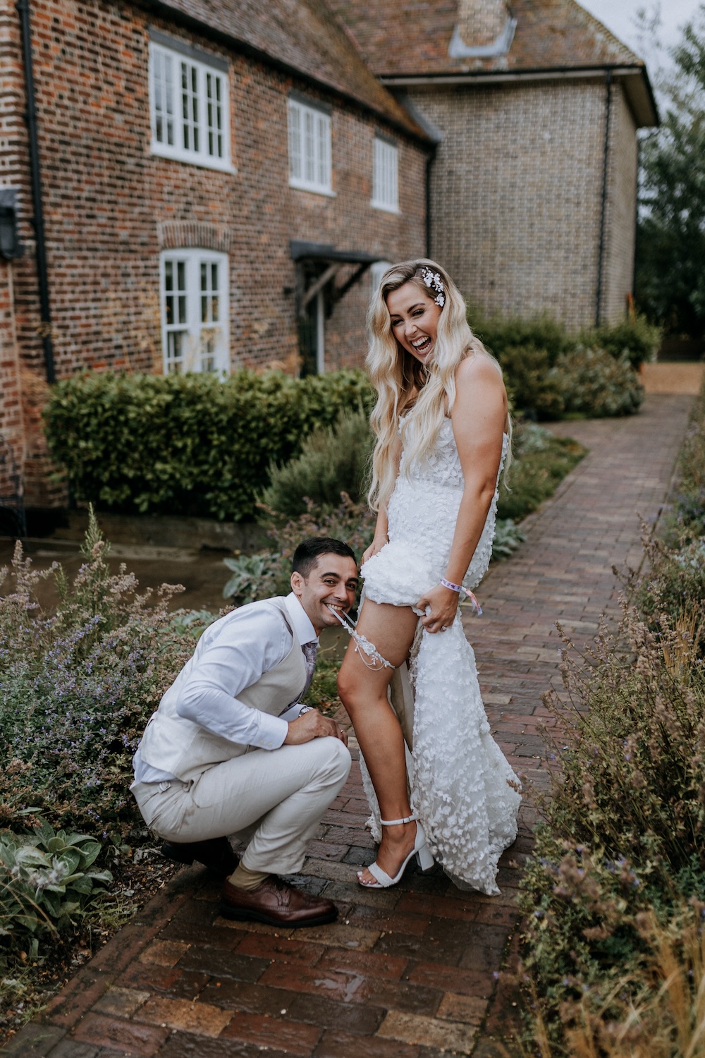 Elmley Nature Reserve Wedding Chris Blackledge Photography Bride Garter