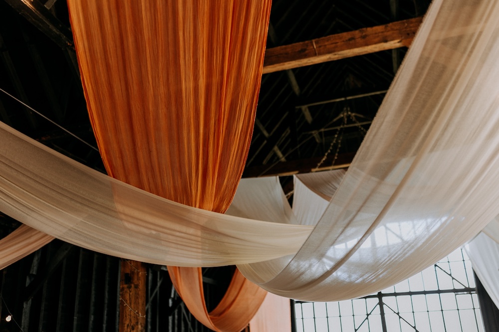 Elmley Nature Reserve Wedding Chris Blackledge Photography Room Decor Fabric Drapes Barn