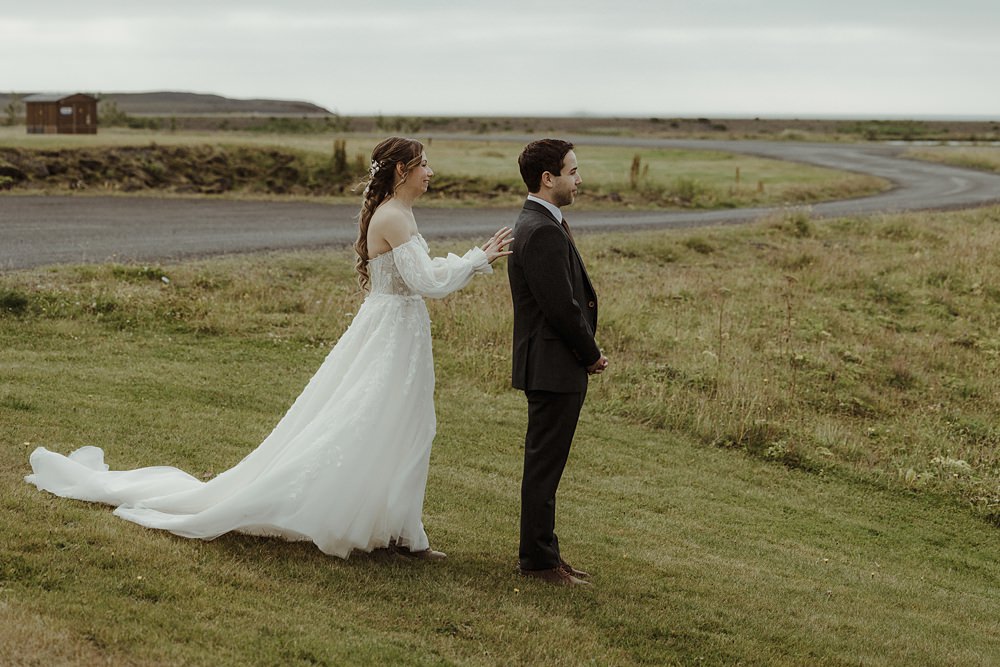 Hotel Katla Wedding ISKRA Photography First Look