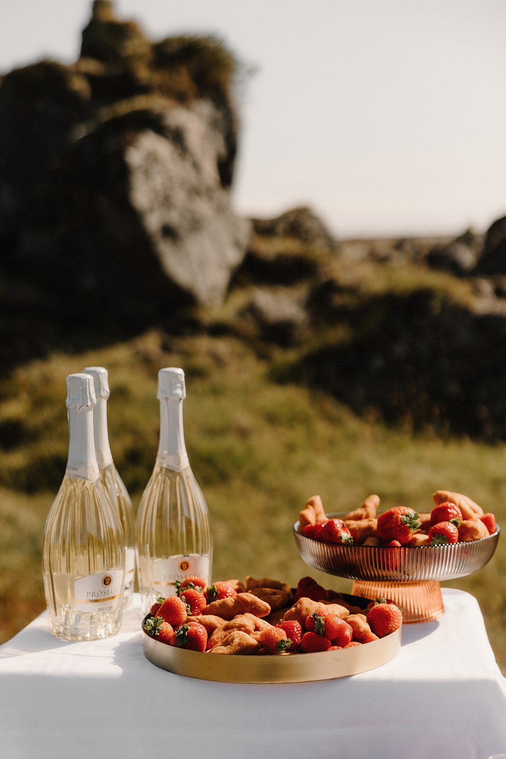 Hotel Katla Wedding ISKRA Photography Strawberries Bubbly