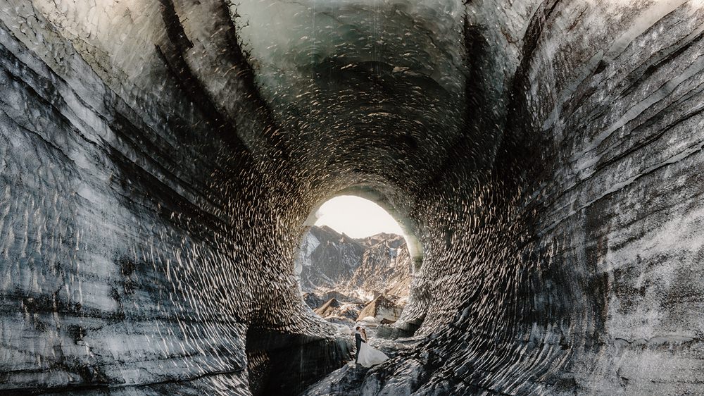 Hotel Katla Wedding ISKRA Photography Ice Cave