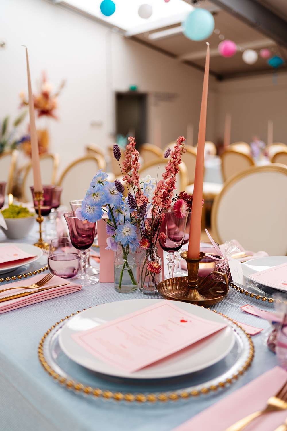 Lea Rowing Club Wedding Marianne Chua Photography Place Setting Decor Colourful