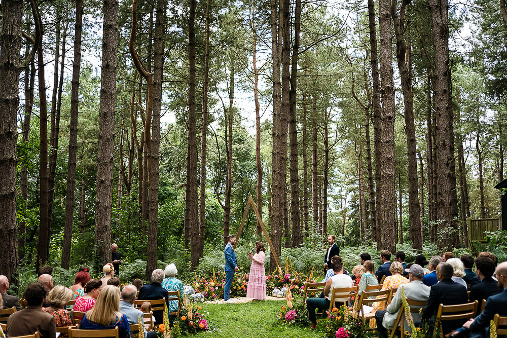Pink Orange Disco Wedding Lisa and Neil Wedding Photography