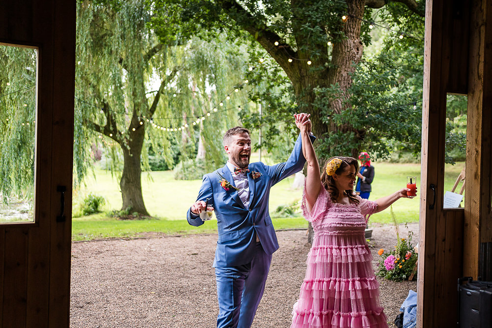 Pink Orange Disco Wedding Lisa and Neil Wedding Photography