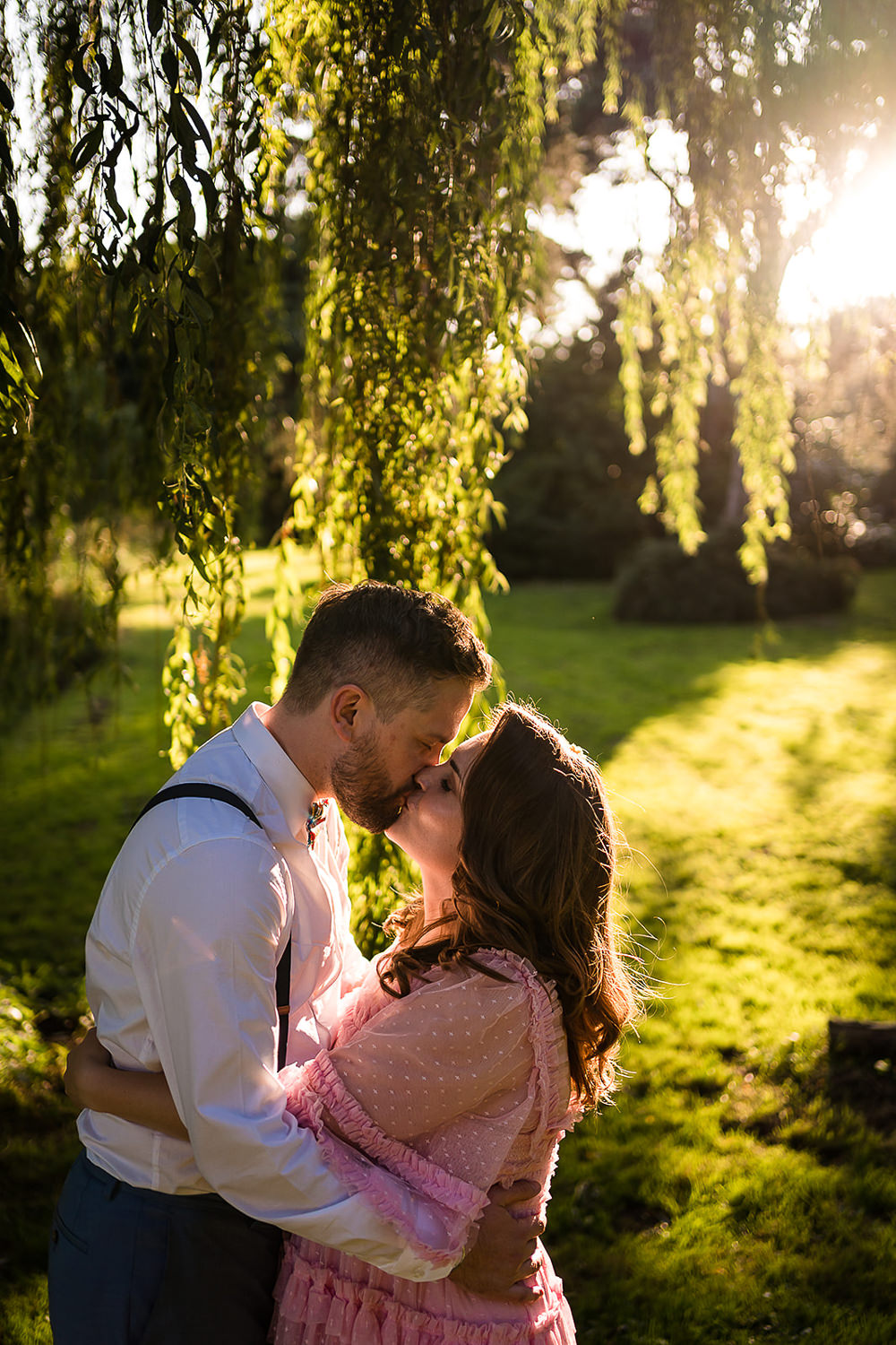 Pink Orange Disco Wedding Lisa and Neil Wedding Photography